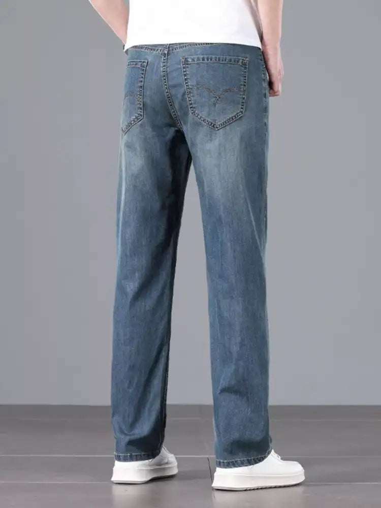 Men’s Straight Fit Wash Jeans