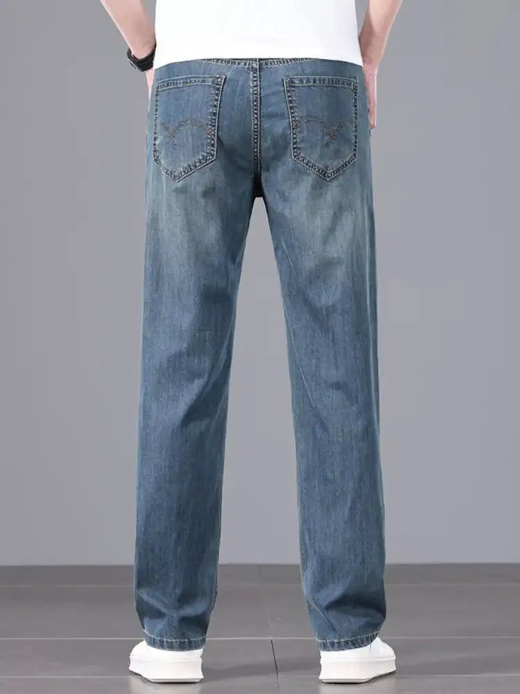 Men’s Straight Fit Wash Jeans