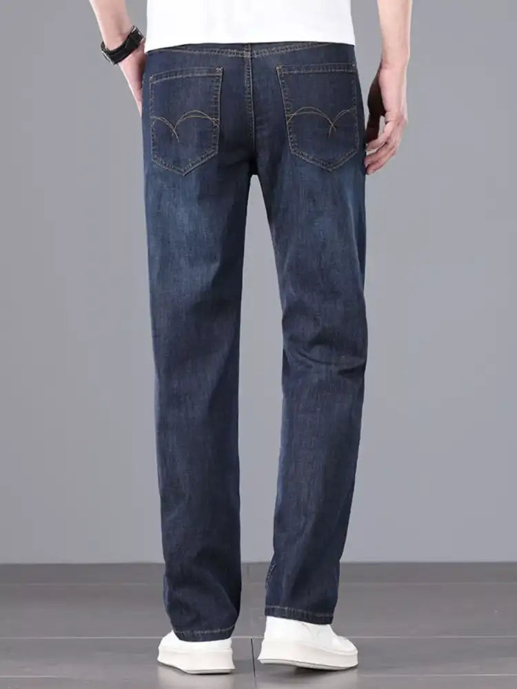 Men’s Straight Fit Wash Jeans