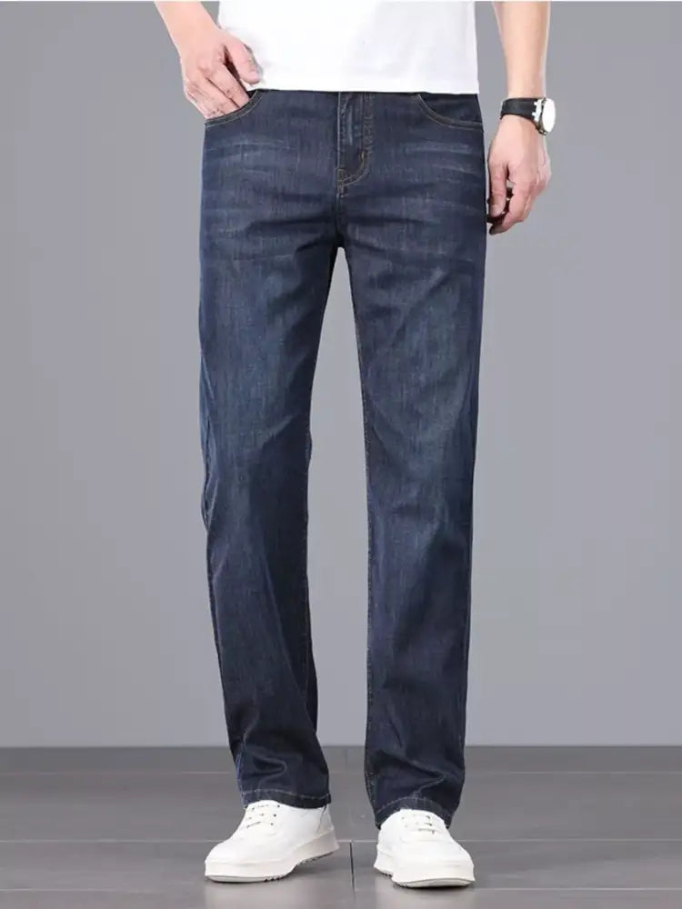 Men’s Straight Fit Wash Jeans