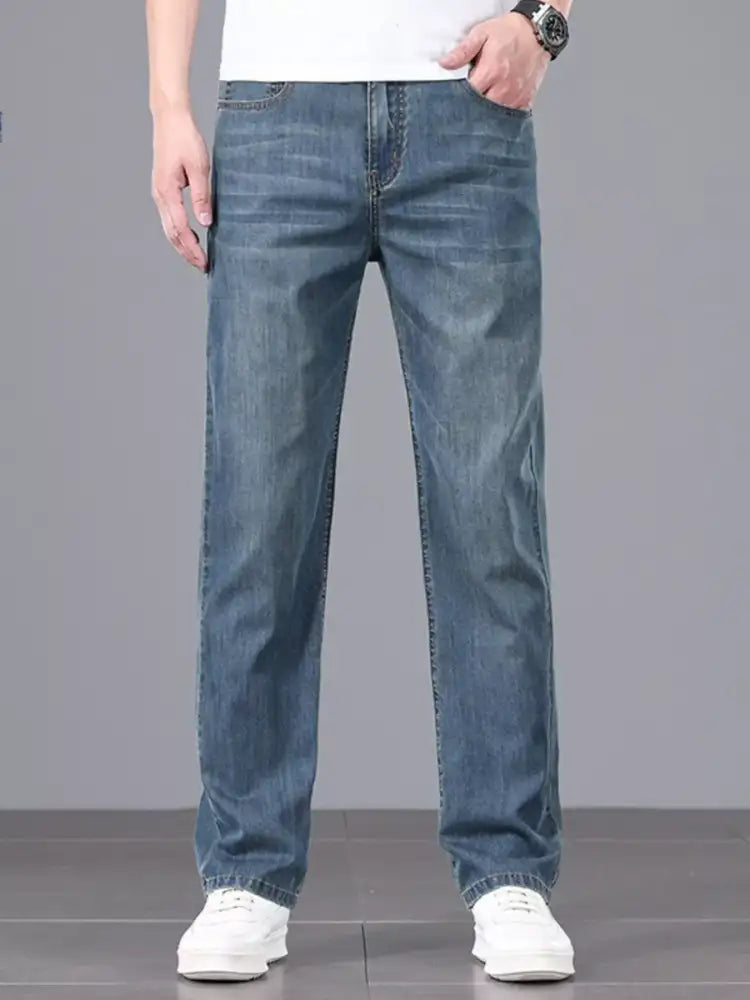 Men’s Straight Leg Wash Jeans