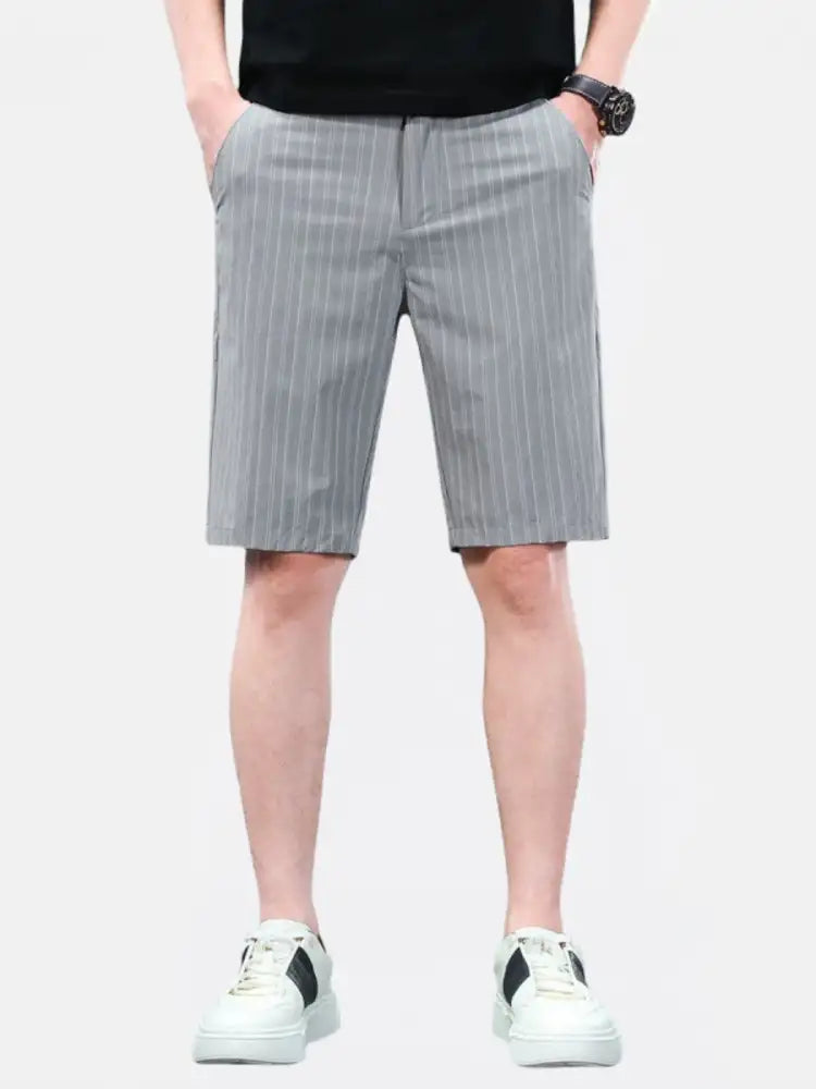 Men’s Striped Casual Comfort Shorts
