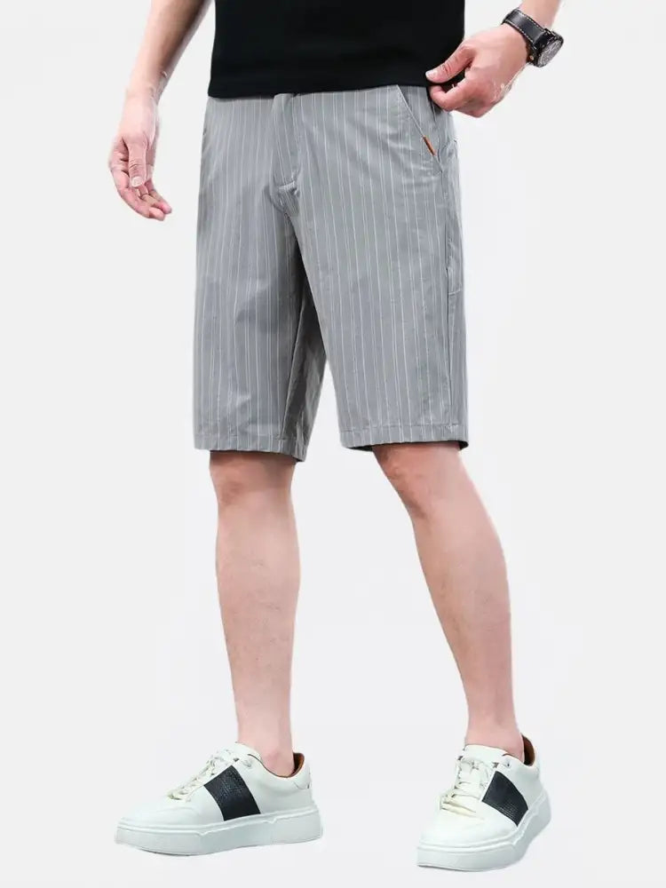 Men’s Striped Casual Comfort Shorts