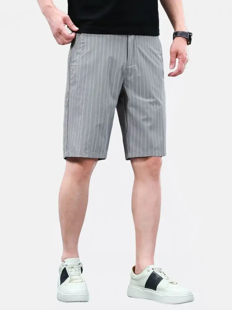 Men’s Striped Casual Comfort Shorts