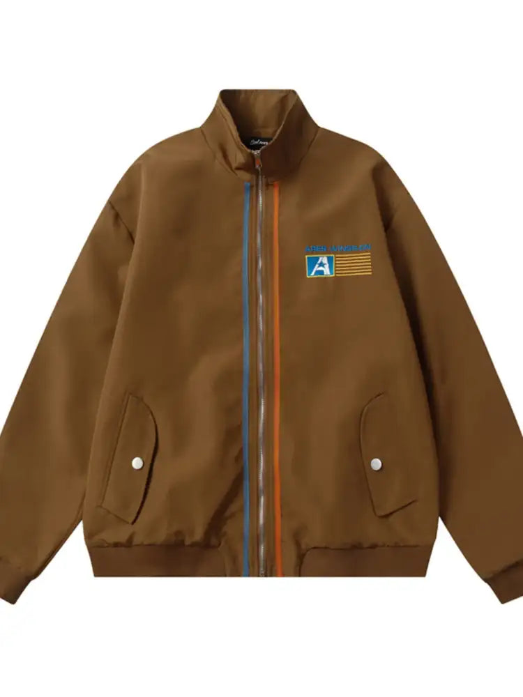 Men’s Striped Long Sleeve Jacket