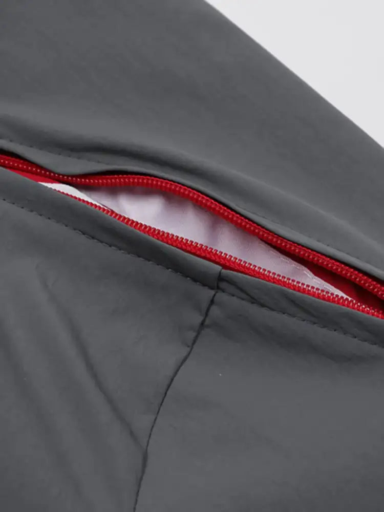 Men’s Striped Zip Up Long Sleeve Jacket