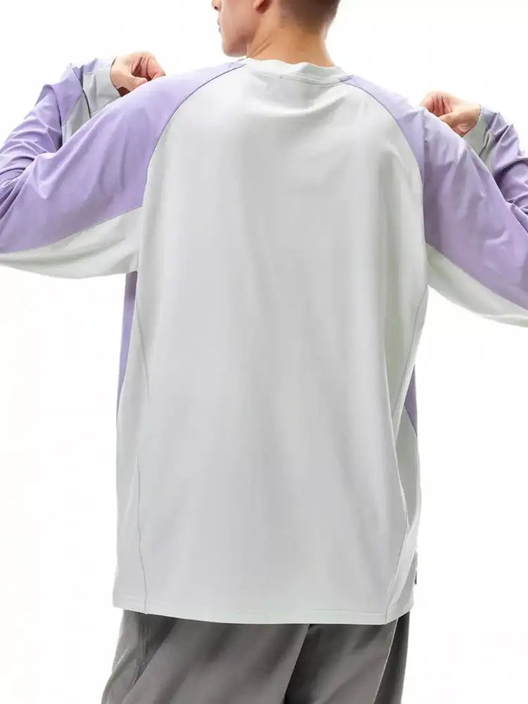 Men’s Two-Tone Raglan Long Sleeve T-Shirt