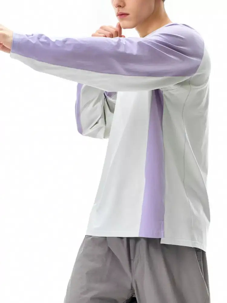 Men’s Two-Tone Raglan Long Sleeve T-Shirt