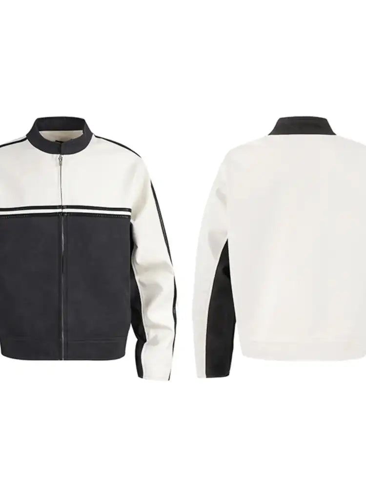 Men’s Two-Tone Zip Up Jacket