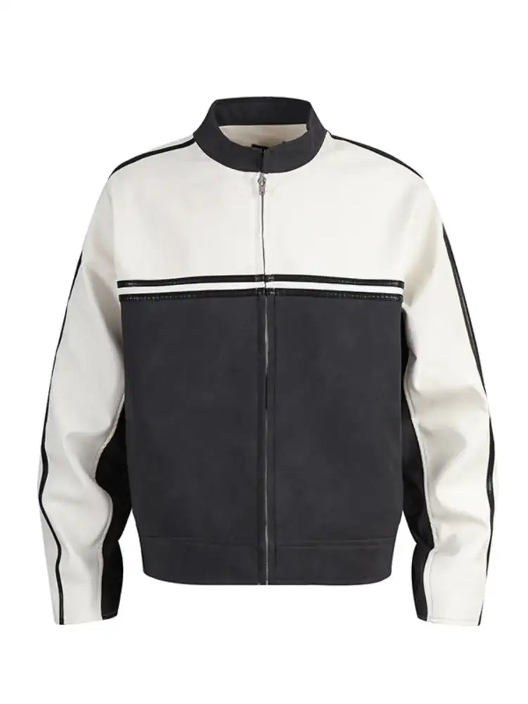 Men’s Two-Tone Zip Up Jacket
