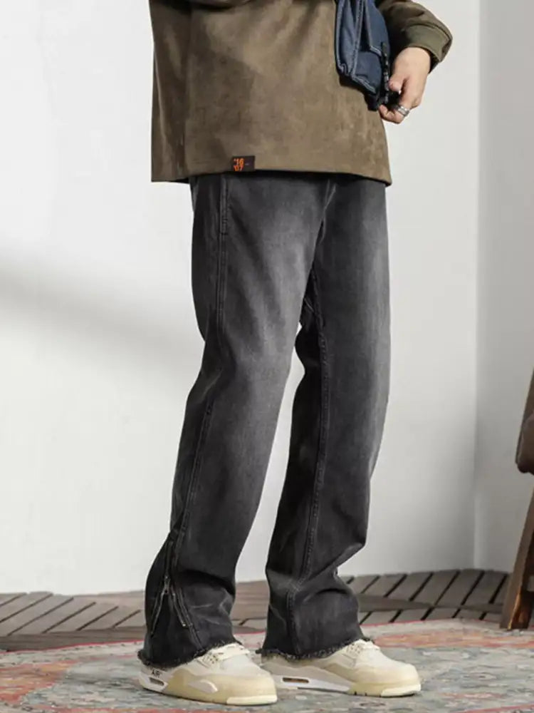 Men’s Vintage Raw Hem Jeans