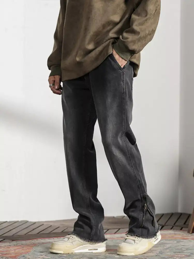 Men’s Vintage Raw Hem Jeans