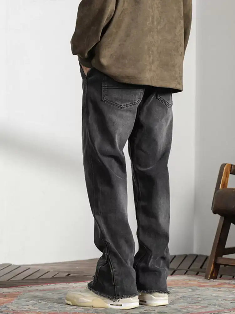 Men’s Vintage Raw Hem Jeans