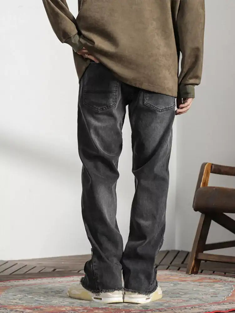 Men’s Vintage Raw Hem Jeans