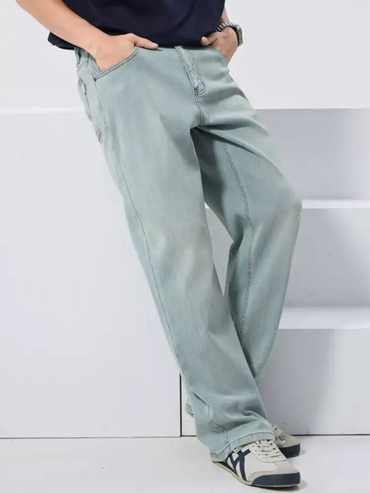 Men’s Vintage Wash Loose Fit Jeans
