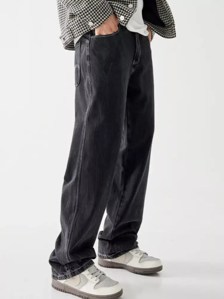 Men’s Vintage Wash Loose Fit Jeans