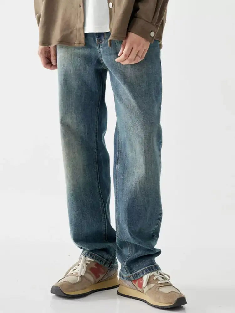Men’s Vintage Wash Loose Fit Jeans