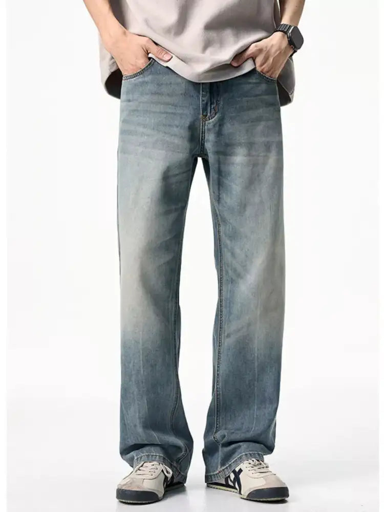 Men’s Vintage Wash Loose Fit Jeans