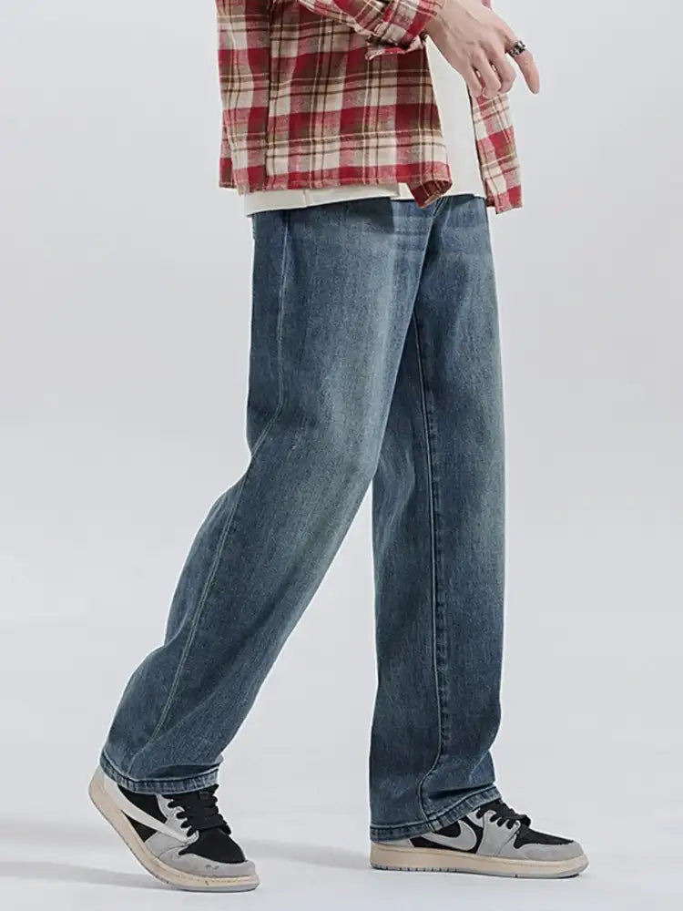 Men’s Vintage Wash Loose Fit Jeans