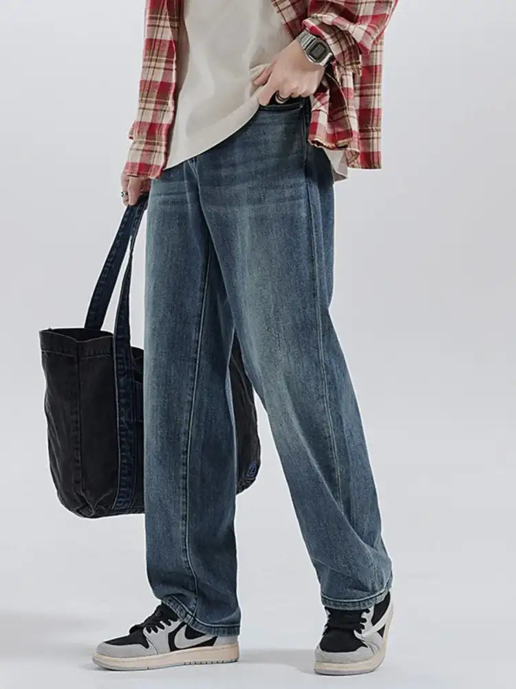 Men’s Vintage Wash Loose Fit Jeans