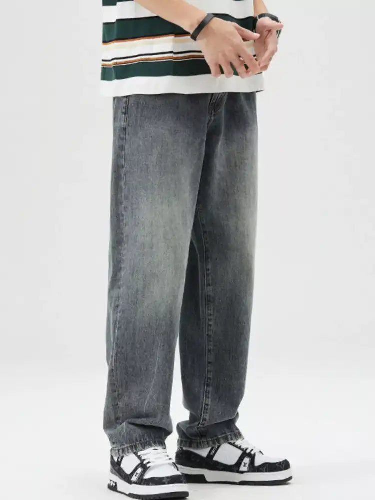Men’s Vintage Wash Loose Fit Jeans