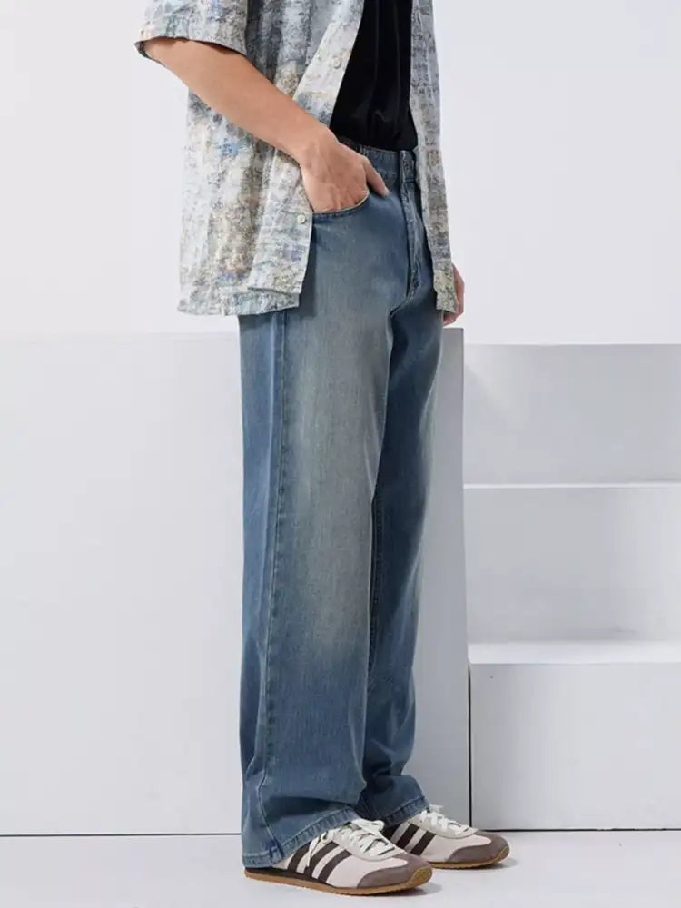 Men’s Vintage Wash Loose Fit Jeans