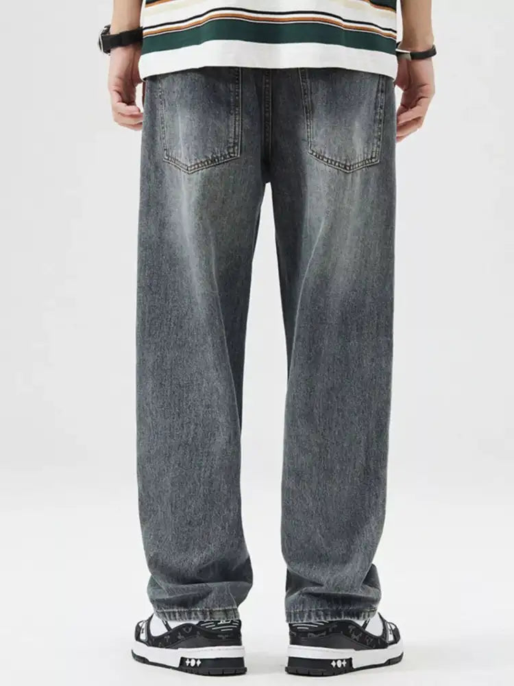 Men’s Vintage Wash Loose Fit Jeans