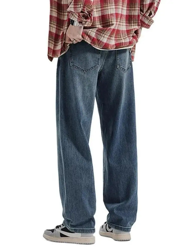 Men’s Vintage Wash Loose Fit Jeans