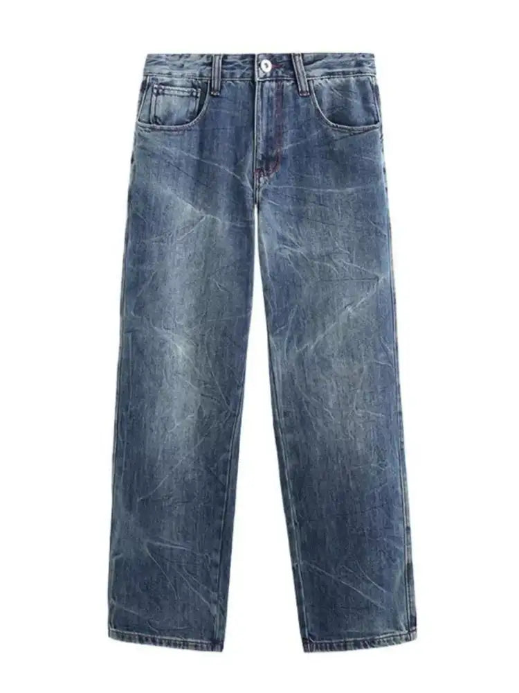 Men’s Vintage Wash Loose Fit Jeans