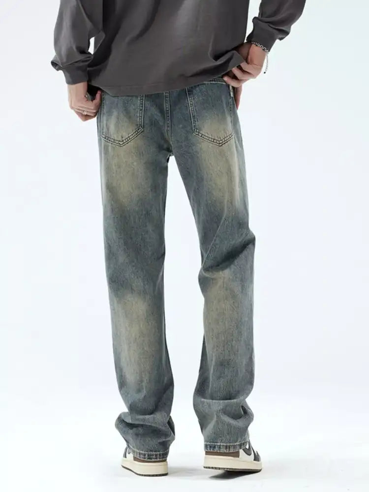 Men’s Vintage Wash Loose Fit Jeans