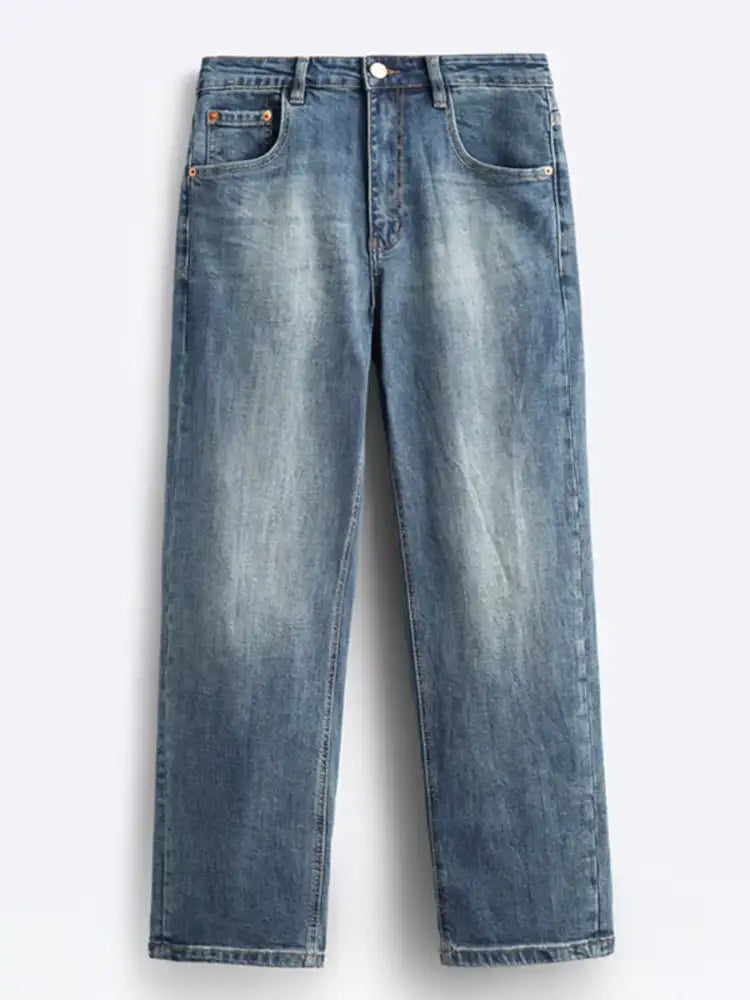 Men’s Vintage Wash Loose Fit Jeans