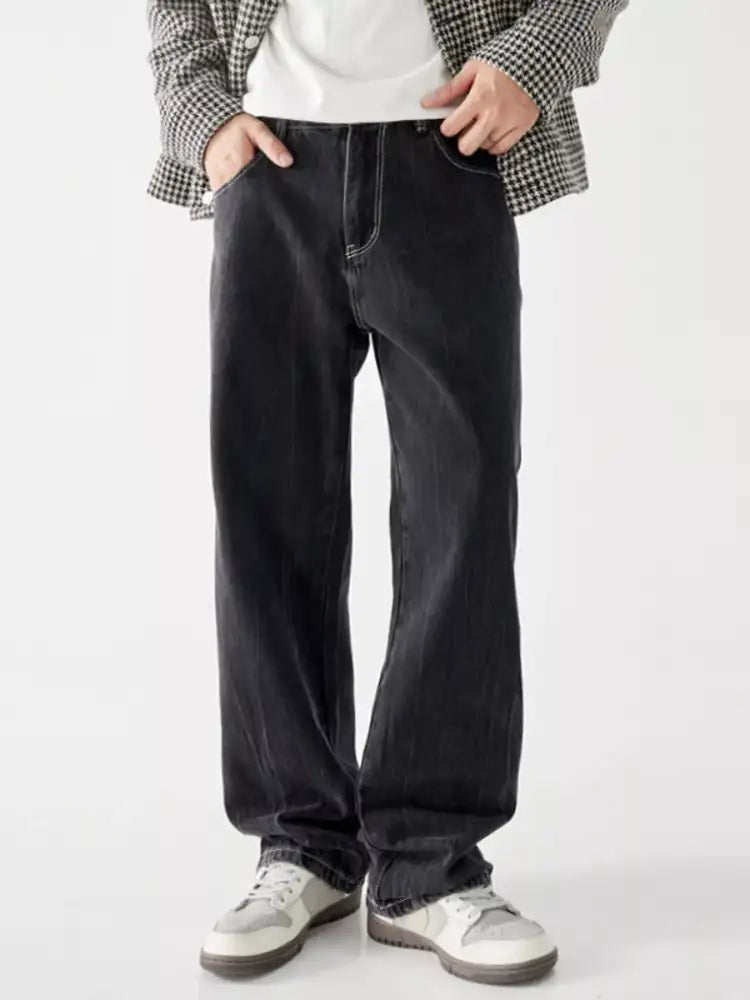 Men’s Vintage Wash Loose Fit Jeans