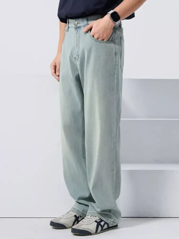 Men’s Vintage Wash Loose Fit Jeans