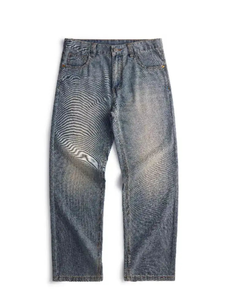 Men’s Vintage Wash Loose Fit Jeans