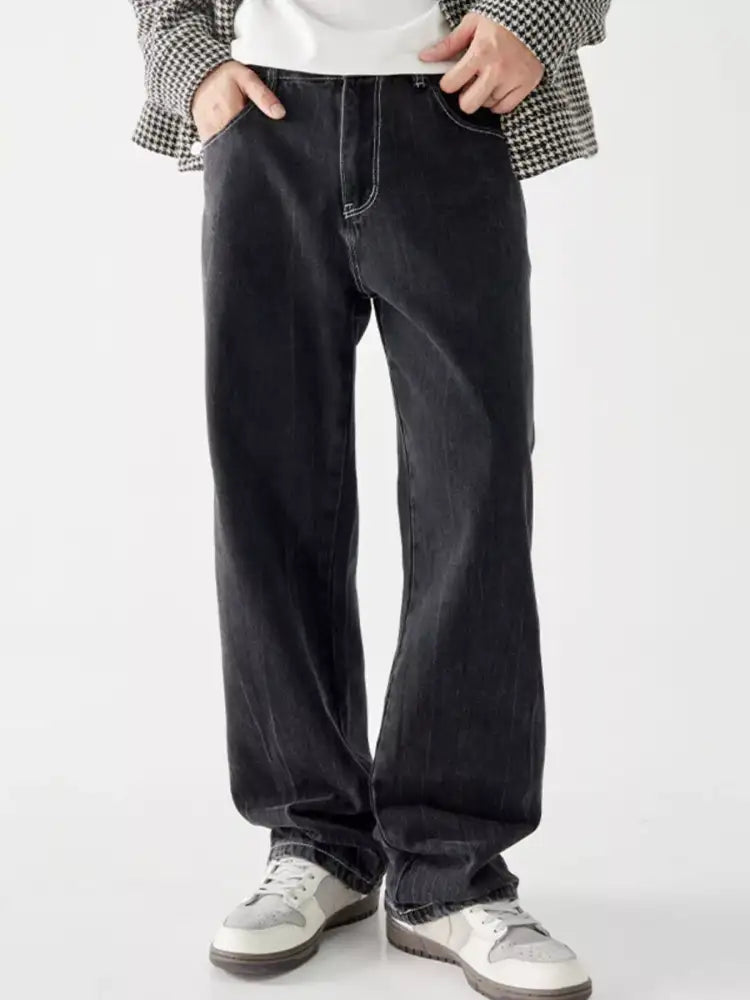 Men’s Vintage Wash Loose Fit Jeans