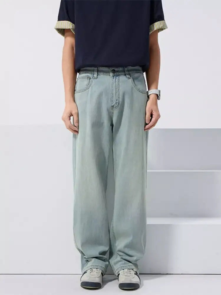 Men’s Vintage Wash Loose Fit Jeans