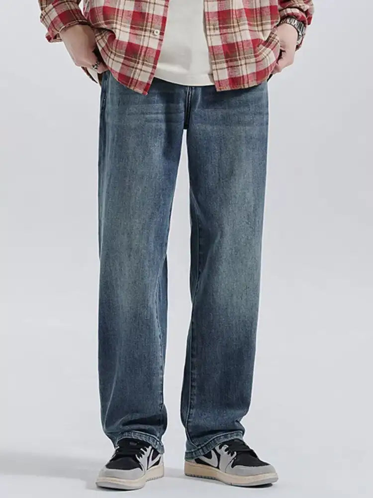 Men’s Vintage Wash Loose Fit Jeans