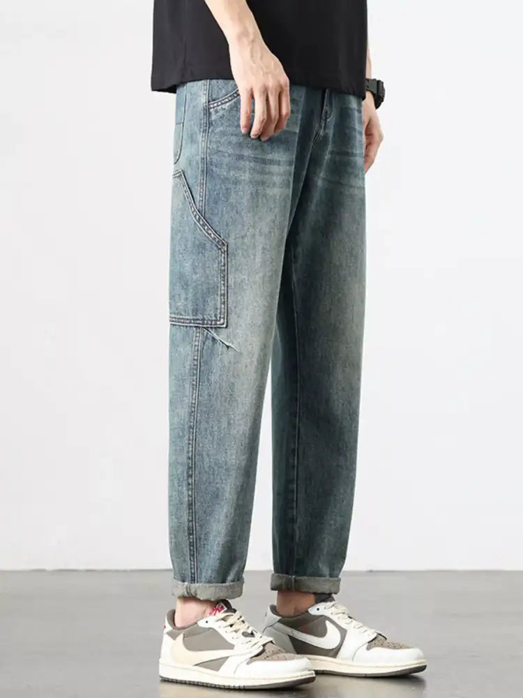 Men’s Vintage Wash Relaxed Fit Jeans