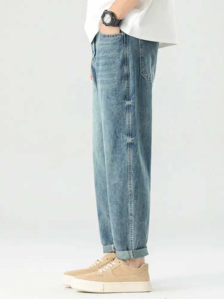 Men’s Vintage Wash Relaxed Fit Jeans