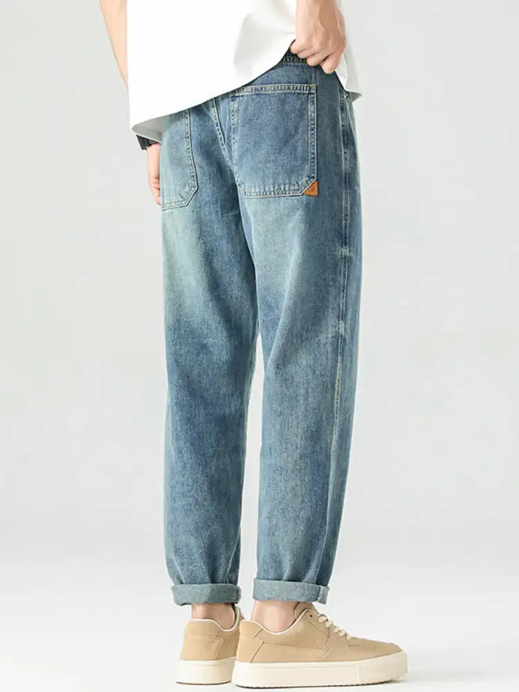 Men’s Vintage Wash Relaxed Fit Jeans