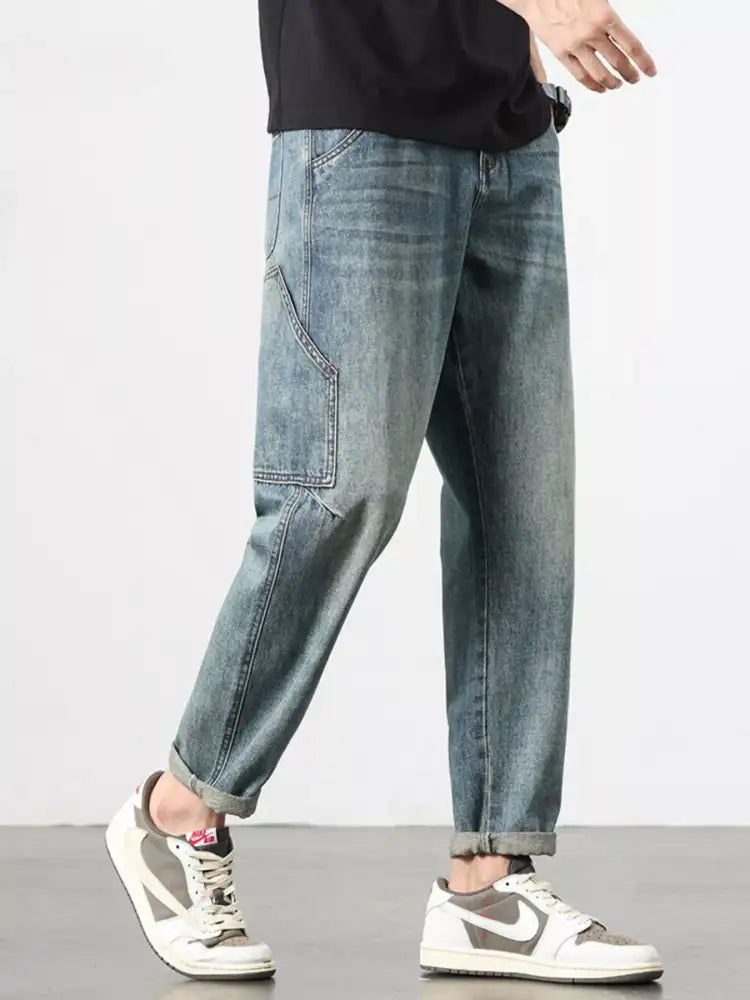 Men’s Vintage Wash Relaxed Fit Jeans