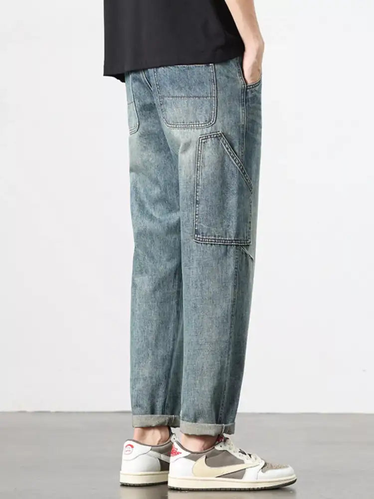 Men’s Vintage Wash Relaxed Fit Jeans