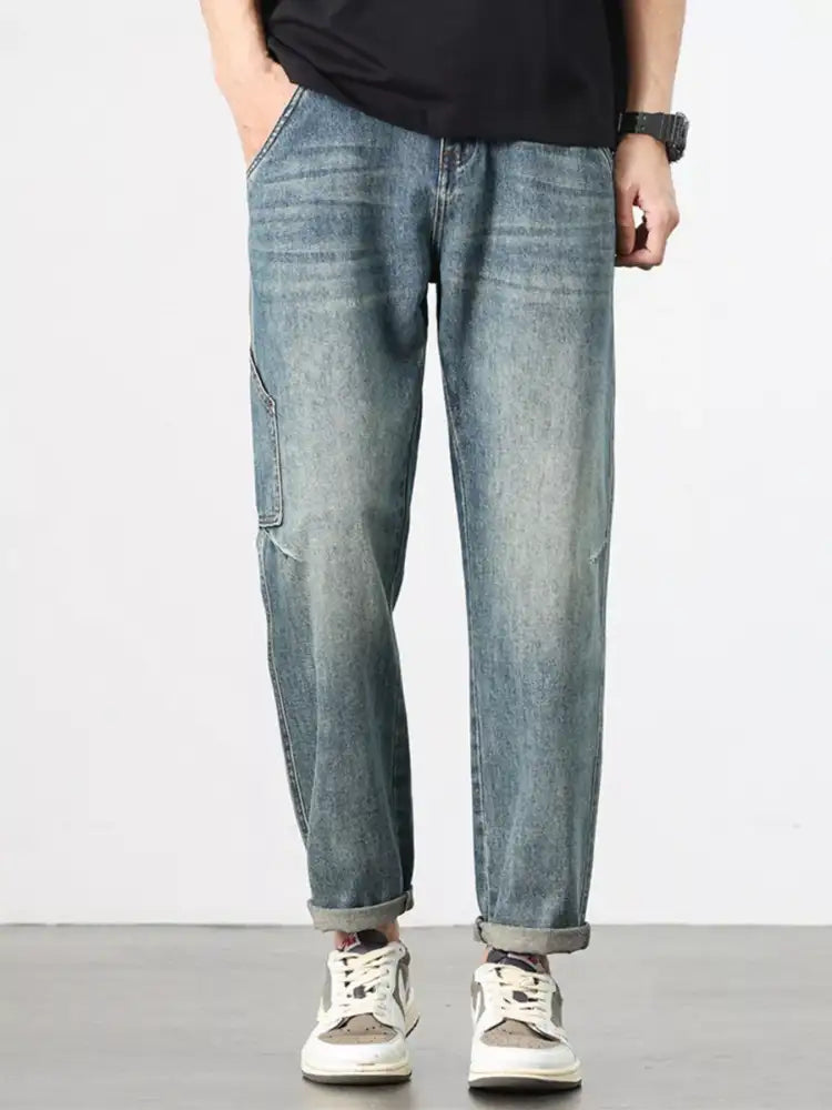 Men’s Vintage Wash Relaxed Fit Jeans