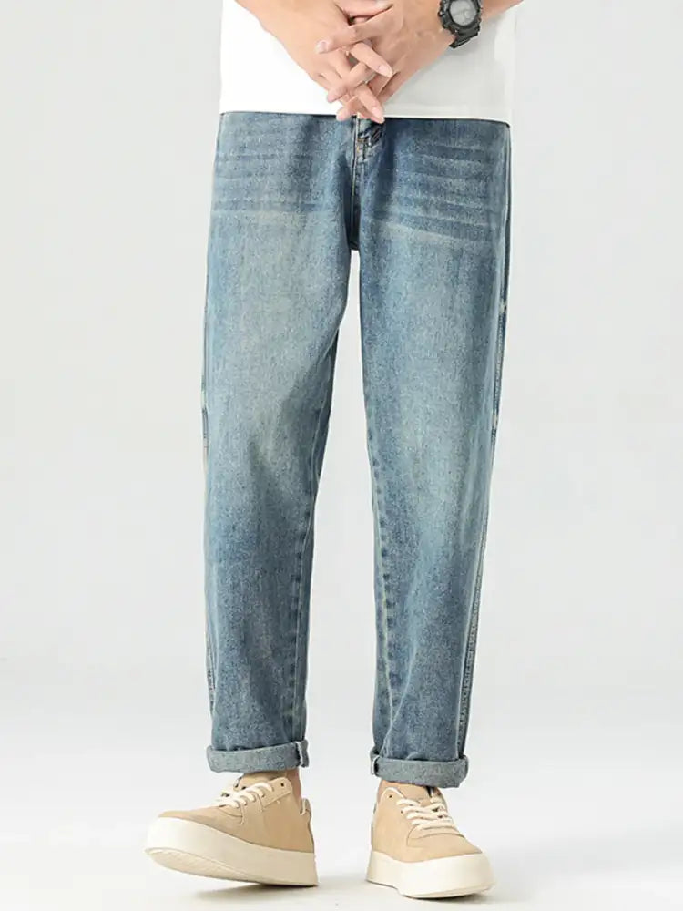 Men’s Vintage Wash Relaxed Fit Jeans
