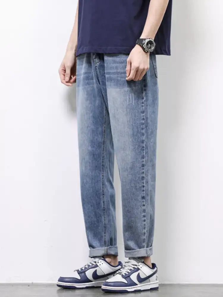 Men’s Vintage Wash Relaxed Fit Jeans