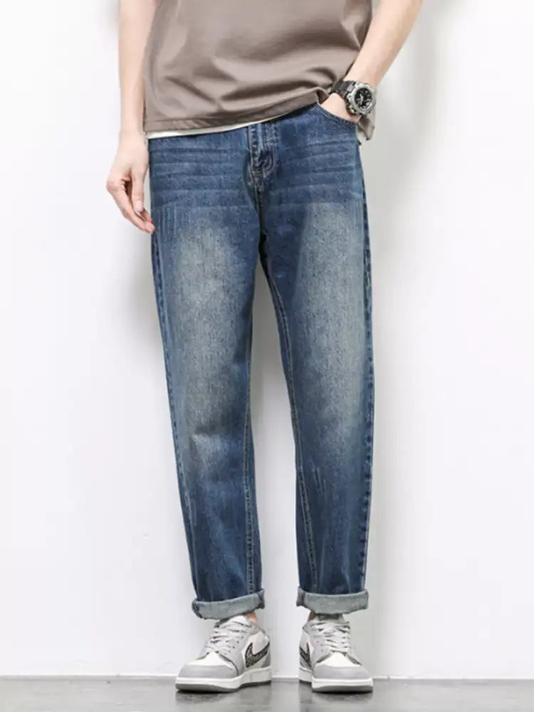 Men’s Vintage Wash Relaxed Fit Jeans