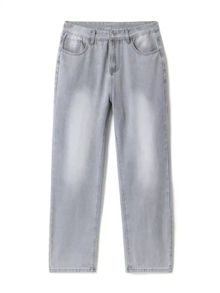 Men’s Vintage Wash Wide Leg Jeans