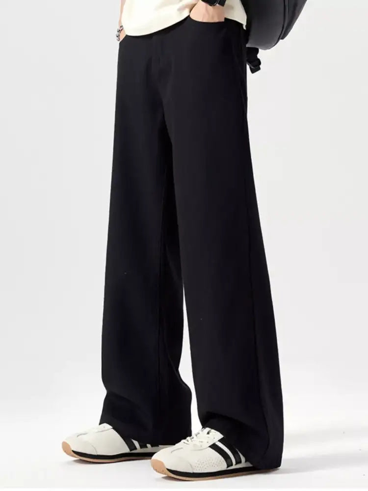 Men’s Vintage Wash Wide Leg Jeans