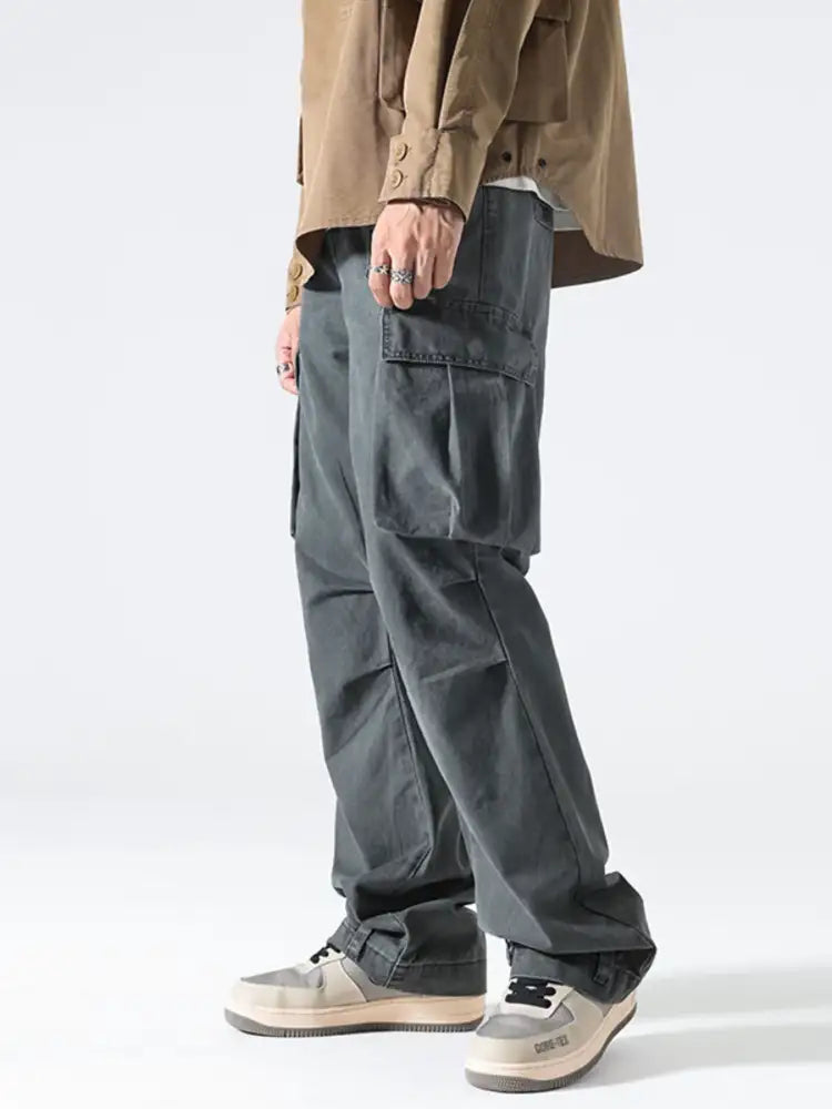 Men’s Vintage Washed Cargo Pants