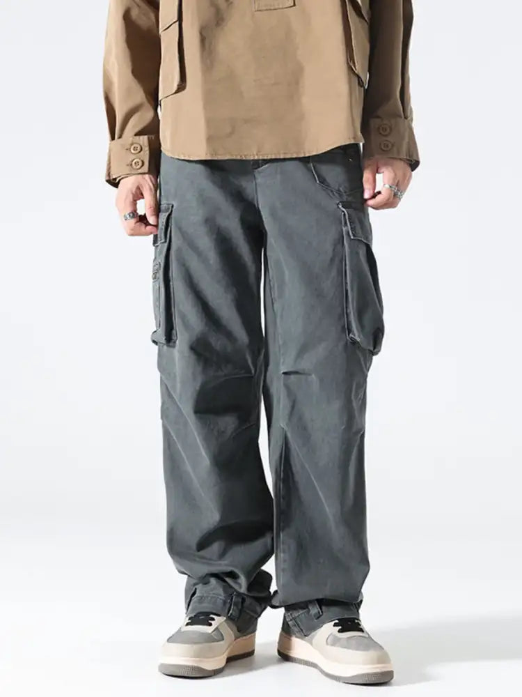 Men’s Vintage Washed Cargo Pants